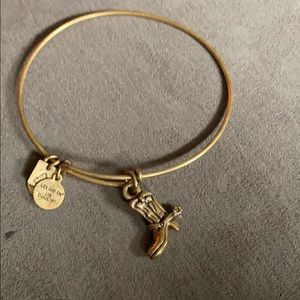 Gold Alex and Ani Bracelet